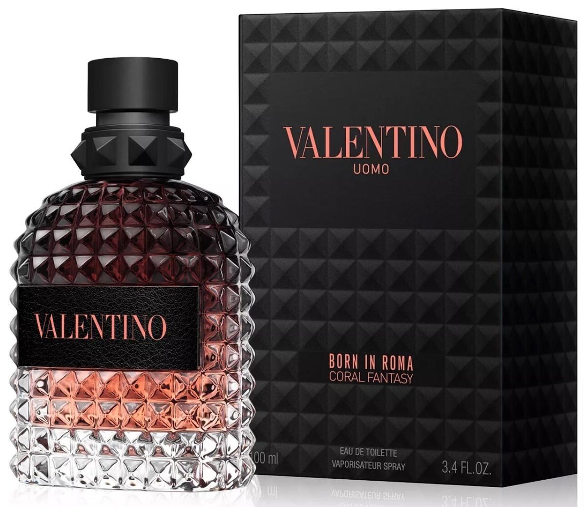 Valentino Uomo Born in Roma Ivory Eau de Toilette Spray for Men 3.4 oz / 100 ml