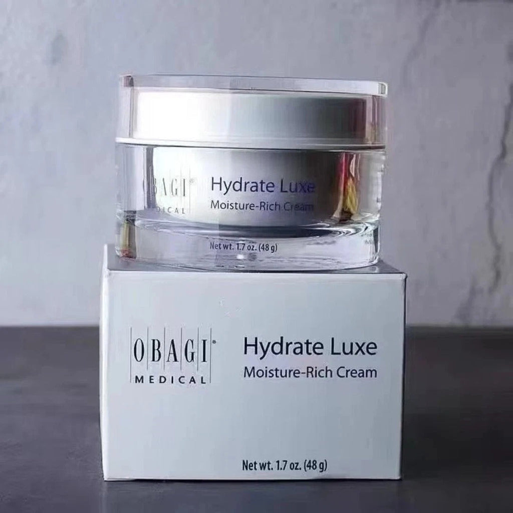 OBAGI Hydrate Luxe, Obagi Hydrate Luxe Moisture Rich Cream, Obagi Moisturizer, Obagi Face Cream, Obagi Hydrating Cream, Obagi Skincare, Moisture Rich Face Cream, Hydrating Facial Moisturizer, Obagi Hydrate Luxe 1.7 oz, Obagi 48g Cream