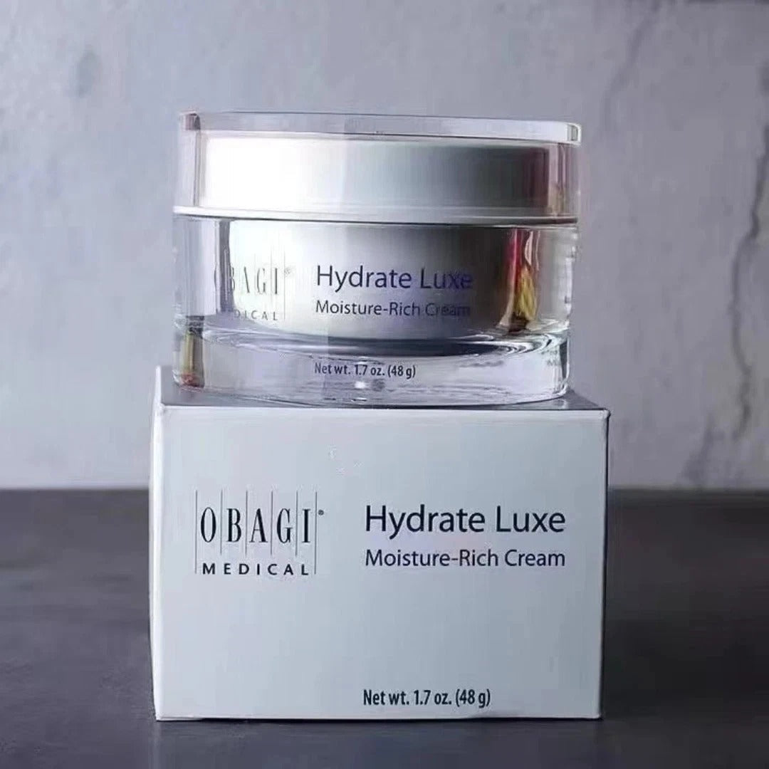 OBAGI Hydrate Luxe, Obagi Hydrate Luxe Moisture Rich Cream, Obagi Moisturizer, Obagi Face Cream, Obagi Hydrating Cream, Obagi Skincare, Moisture Rich Face Cream, Hydrating Facial Moisturizer, Obagi Hydrate Luxe 1.7 oz, Obagi 48g Cream